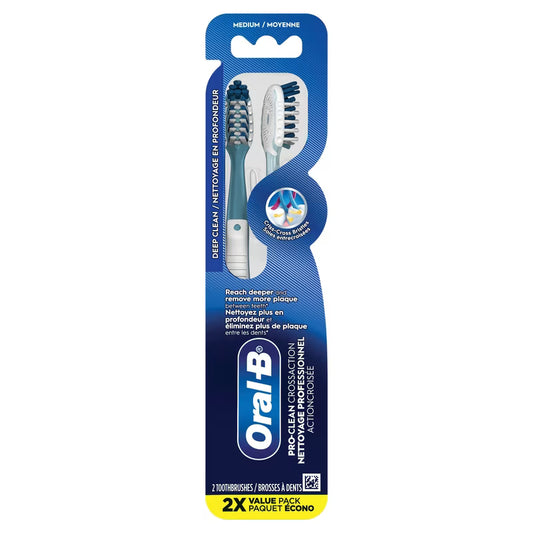 ORAL-B PRO-HEALTH TOOTHBRUSH MD 2 pack of 6