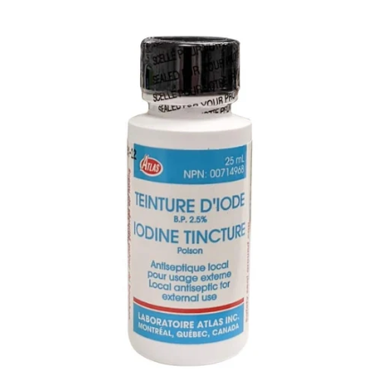 IODINE TINTED 2.5% 25ML ATL TINCTURE