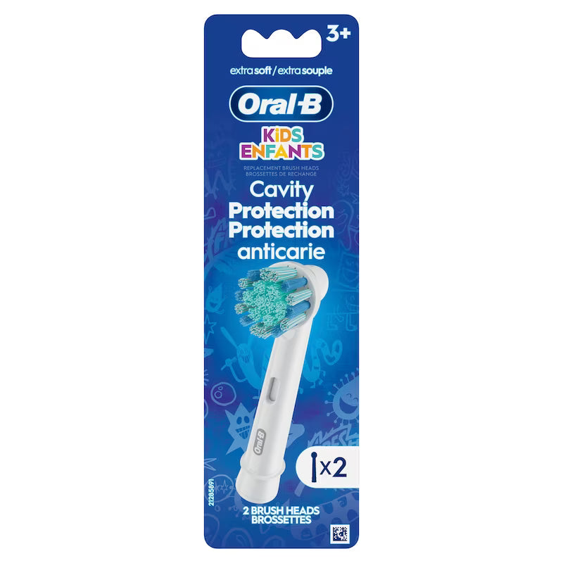 ORAL B KIDS BRUSH HEAD CAVITY PROTECT 2