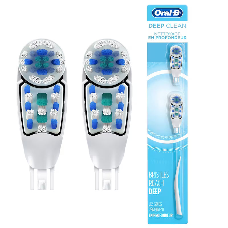 ORAL B POWER HEADS REPLACEMENT DEEP CLEAN 2