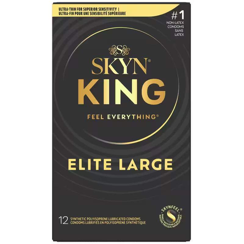 SKYN KING ELITE LG CONDOM 12