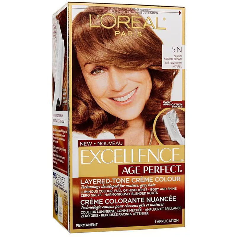 L'OREAL EXELLENCE AGE PERF #5N MD NATURAL BROWN