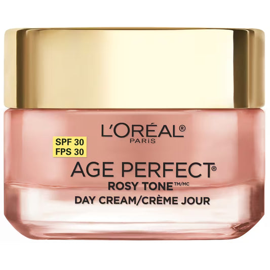 LOREAL AGE PERFECT CR DAY ROSY TONE SPF30 30ML CREAM pack of 2