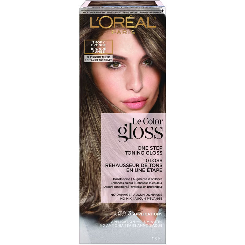 LOREAL LE COLOR GLOSS SMOKY BRONDE