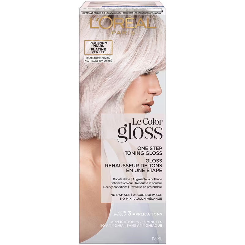 LOREAL LE COLOR GLOSS PLATINUM PEARL