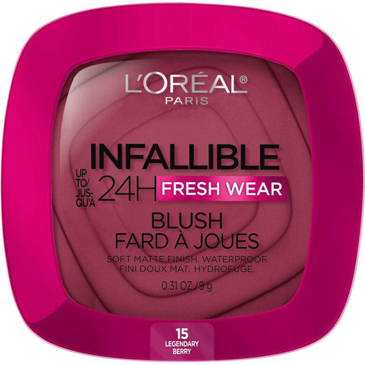 LOR INFALLIBLE 24H BLUSH LEGENDARY BERRY pack of 2