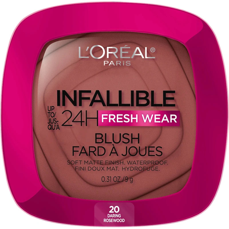 LOR INFALLIBLE 24H BLUSH DARING ROSEWOOD pack of 2