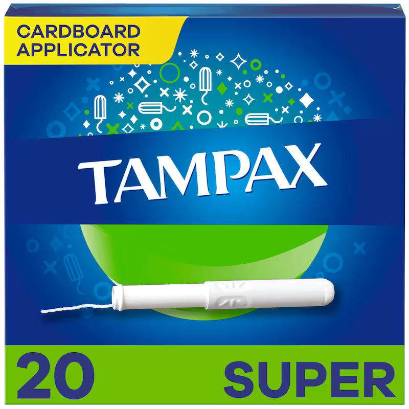 TAMPAX BIODEGRADABLE APPLICATOR SUPER 20