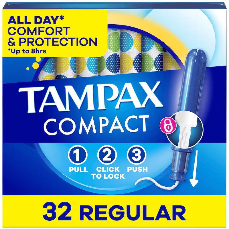 TAMPAX POCKET PEARL TAMPON COMPACT REG UNSCENT 32