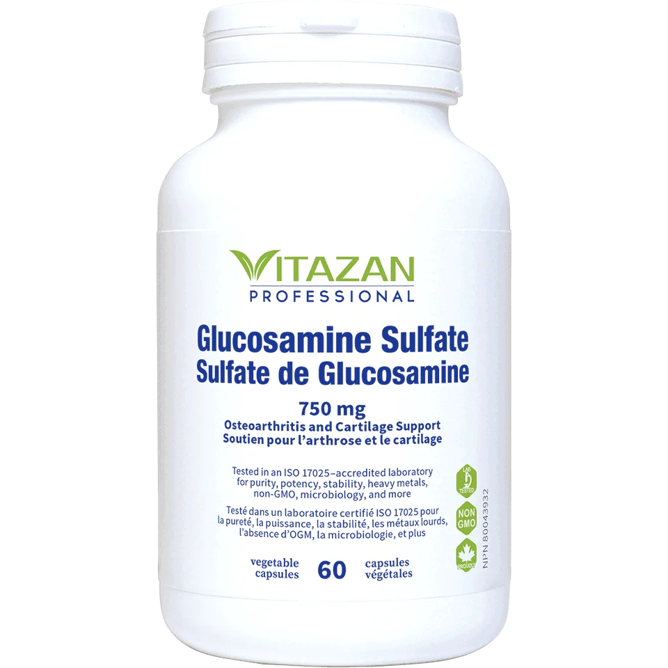 Vitazan    Glucosamine Sulfate (750 mg) 60 capsules