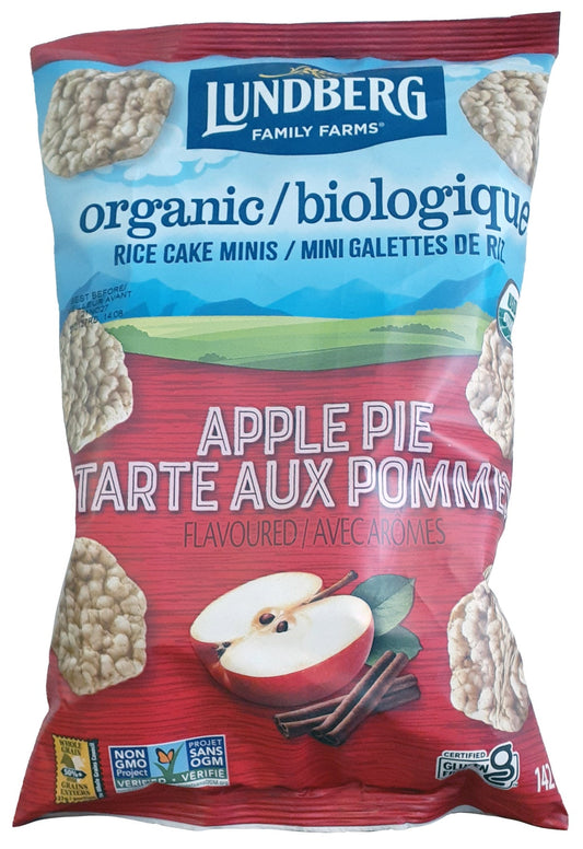 Lundberg Family Farms   Organic Rice Cake Minis   Org Apple Pie Rice Cake Minis142G