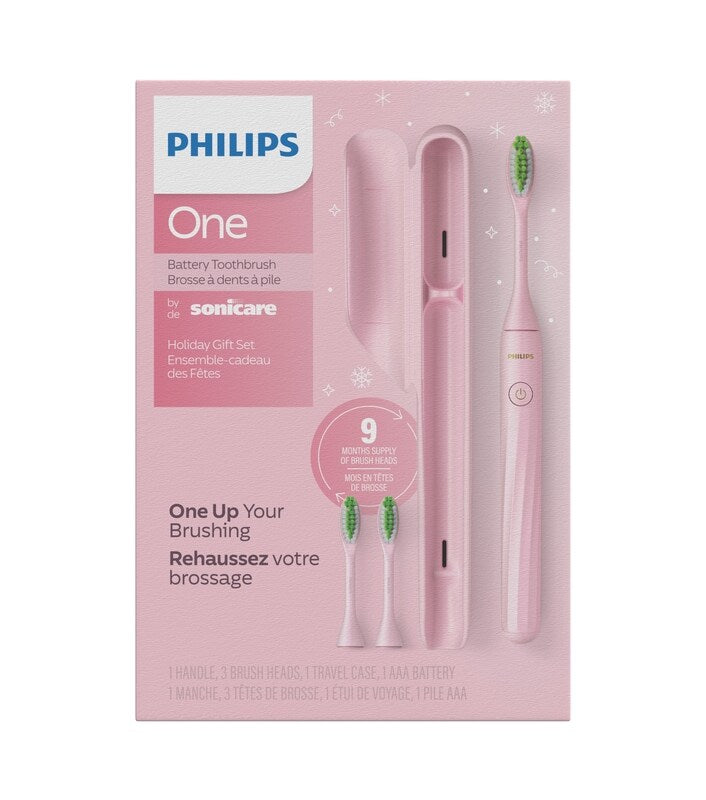 PHILIPS ONE T/B HOL GIFT SET PINK 5 pack of 4