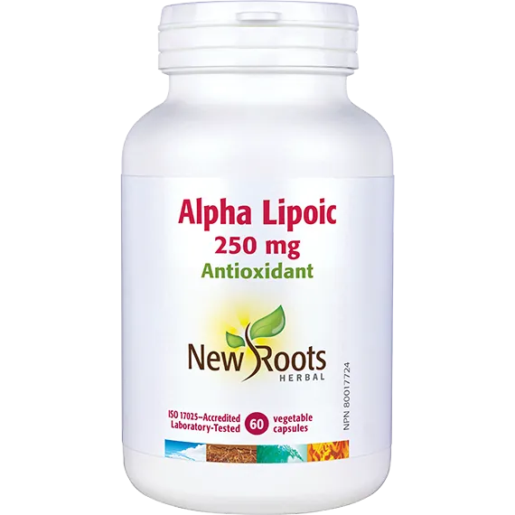 NEW ROOTS    Alpha Lipoic 125 mg    60 capsules