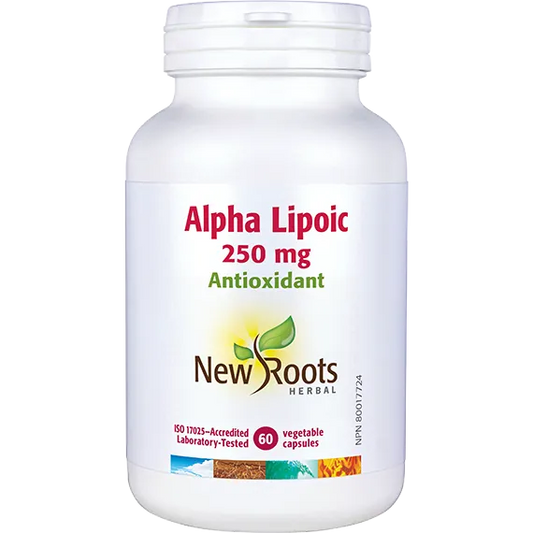 NEW ROOTS    Alpha Lipoic 125 mg    60 capsules