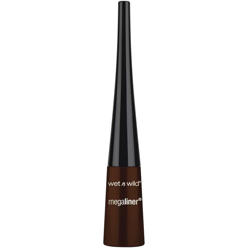 WET N WILD MEGALINER LIQ EYELINER DARK BROWN pack of 3