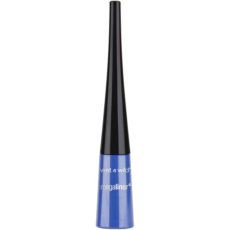 WET N WILD MEGALINER LIQ EYELINER BLUE VOLTAGE pack of 3