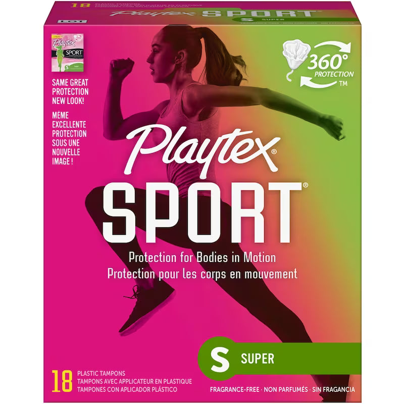 PLAYTEX TAMPON SPORT UNSC SUPER 18