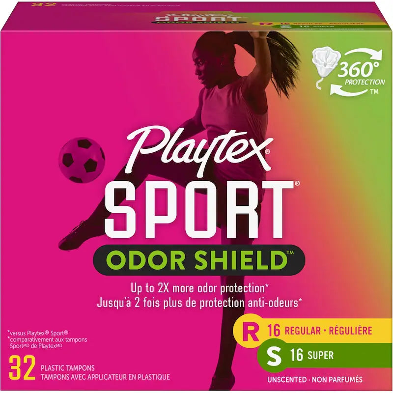 PLAYTEX SPORT ODOR SHIELD MULTIPACK 32