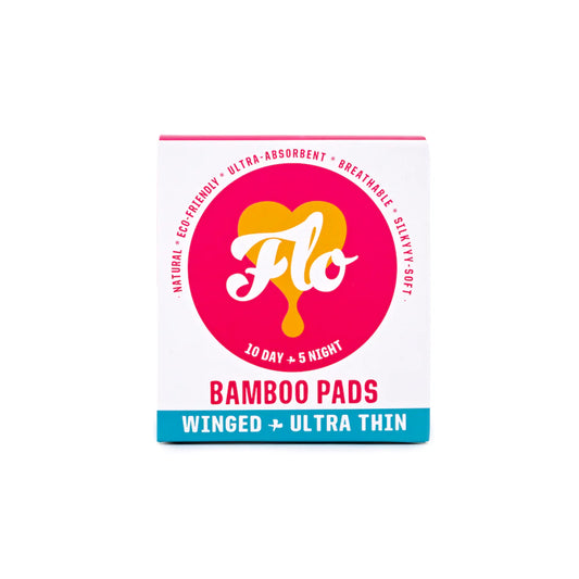 Here We Flo Pads W/Wings, 10 day + 5 night Combo, 15 Pads
