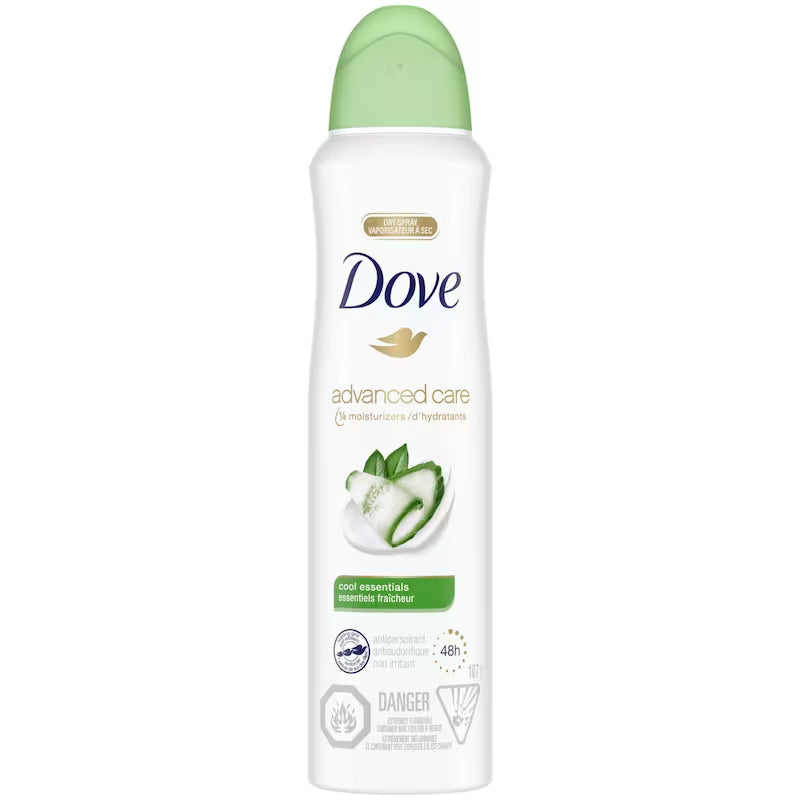 DOVE ANTIPERSPIRANT COOL ESSENTIALS 107G AEROSOL