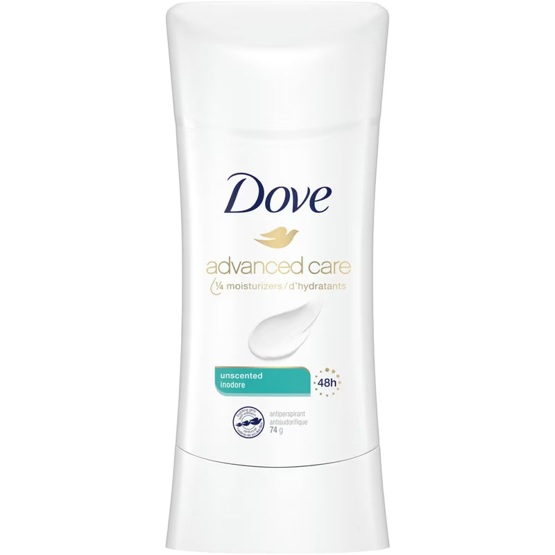DOVE ANTIPERSPIRANT UNSCENTED 74G