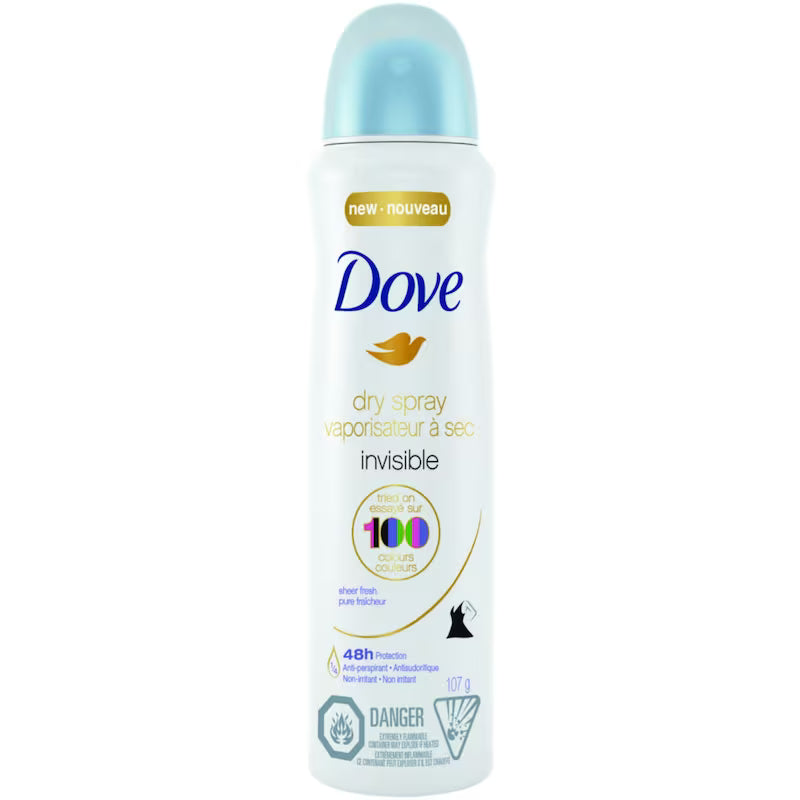 DOVE ANTIPERSPIRANT DRI SP SHEER FRESH 107G AEROSOL
