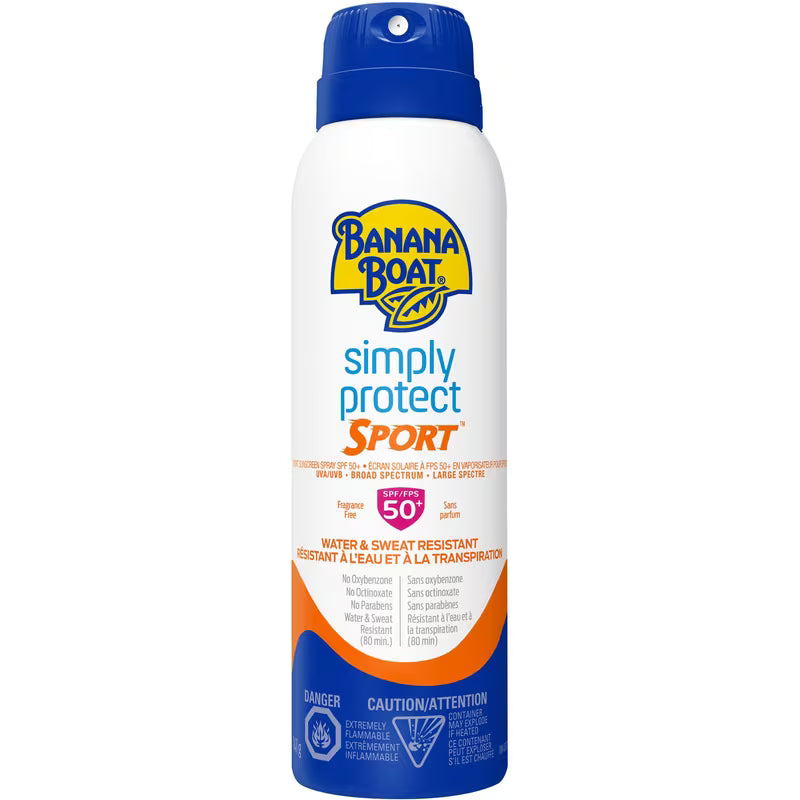 BANANA BOAT SIMPLY PROT SPOR KD SPRAY SPF50+ 141G AEROSOL