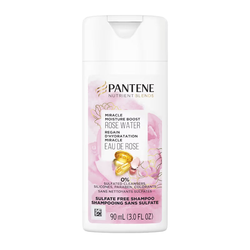 PANTENE NUTRIENT BLEND SHP ROSE WATER 90ML pack of 6
