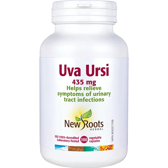 NEW ROOTS    Uva Ursi 435 mg    100 capsules