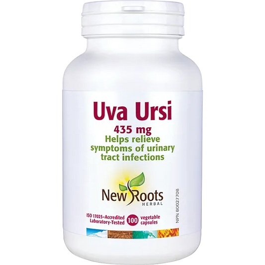NEW ROOTS    Uva Ursi 435 mg    100 capsules
