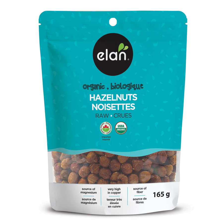 Elan Organics   Raw Hazelnuts   165 g