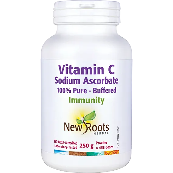 NEW ROOTS    Vitamin C Sodium Ascorbate    250 g
