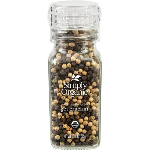 SIMPLY ORGANIC    Org Peppercorn Blend Grinder 85g