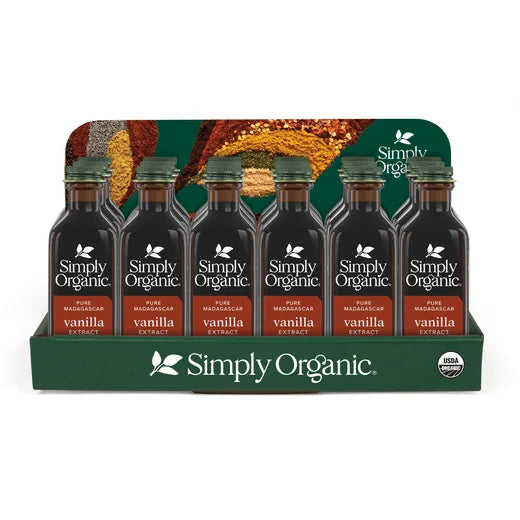 Simply Organic   Vanilla Counter Display 1disp