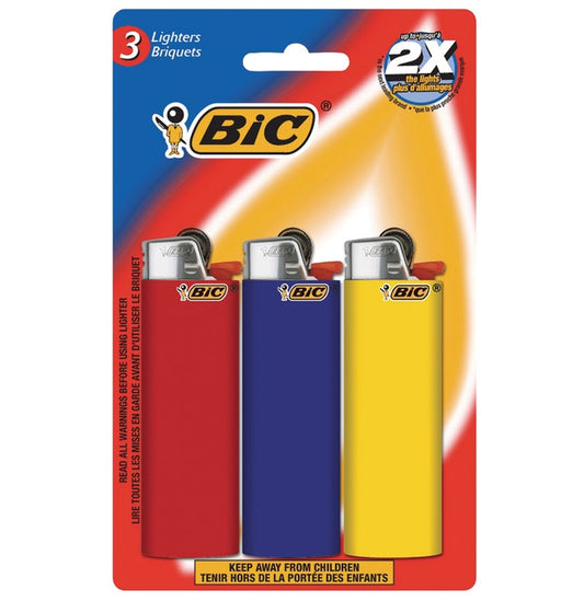 BIC LIGHTER CHILD GUARD 3 pack of 12