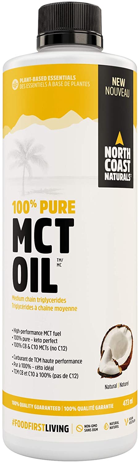 North Coast Naturals  100% Coconut MCT Oil  473 ml