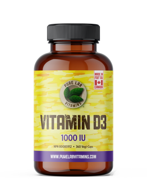 Pure Lab Vitamins   Vitamin D3 1000 IU - 360 vegi caps