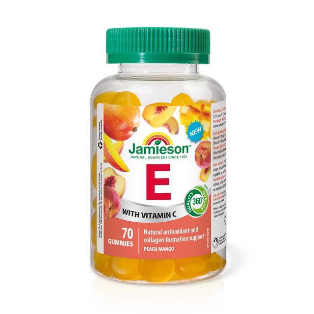Jamieson Vitamin E 200IU Gummy   70-Gummy
