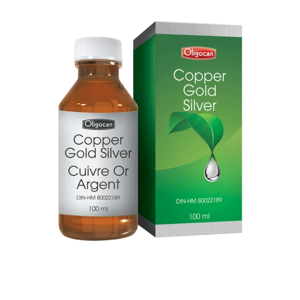 OLIGOCAN - TRACE MINERALS    Copper-Gold-Silver    100 ml
