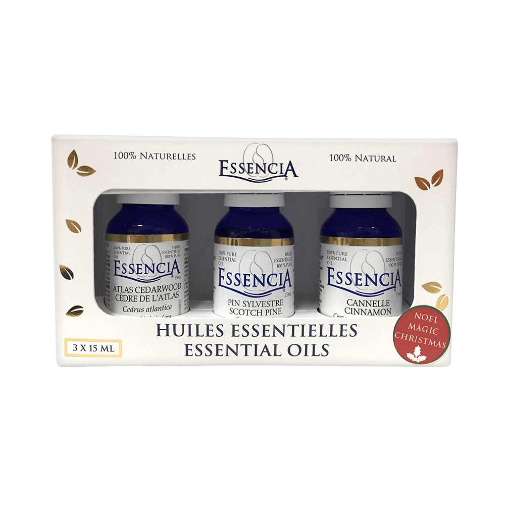 ESSENCIA Christmas Magic Giftset Trio Fragrances 3 × 15 mL