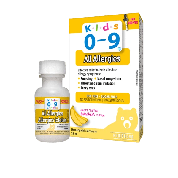 HOMEOCAN   Kids 0-9 Allergies, 25 ml