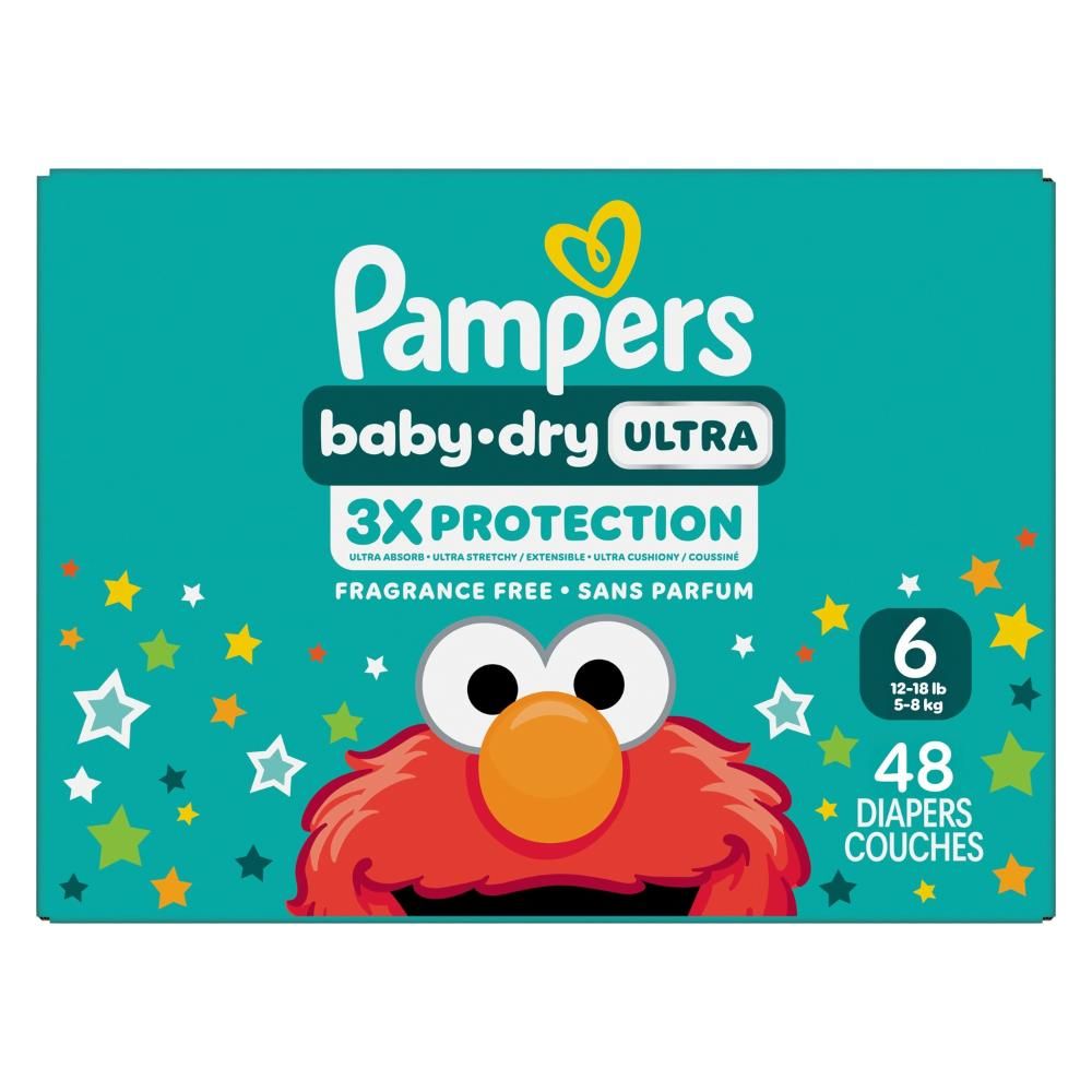 PAMPERS BABY DRY MEGA DIAPERS SIZE-6 48