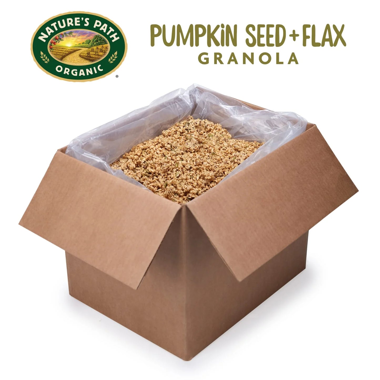NATURE’S PATH  -  Granola, Pumpkin Seeds + Flax, Organic    11.35kg