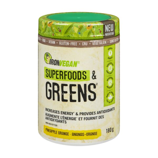 Iron Vegan Superfoods & Greens    180gPine Orange