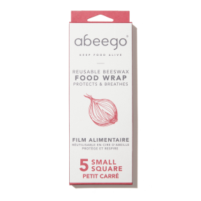 Abeego-Small Square (5) Beeswax Wrap