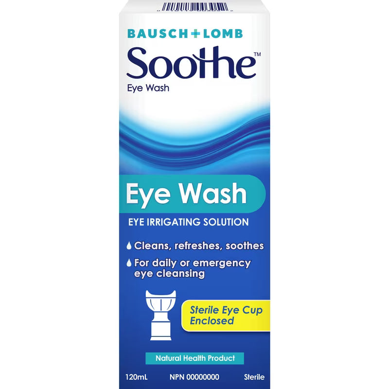 BAUSCH&LOMB SOOTHE EYE WASH 120ML SOLUTION