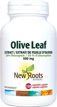 NEW ROOTS    Olive Leaf Extract · 500 mg    120 capsules