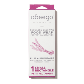 Abeego-Small Rectangle (1) Beeswax Wrap