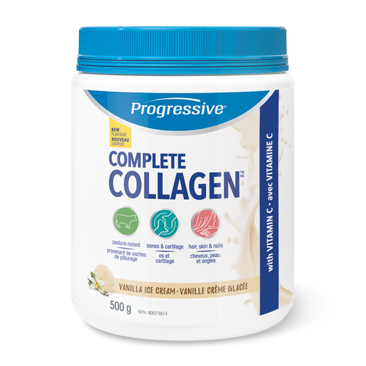 Progressive - Collagen - Complete Collagen - Vanilla Ice Cream - 500g Powder