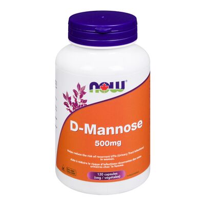 NOW    D-Mannose 500mg 120vcap